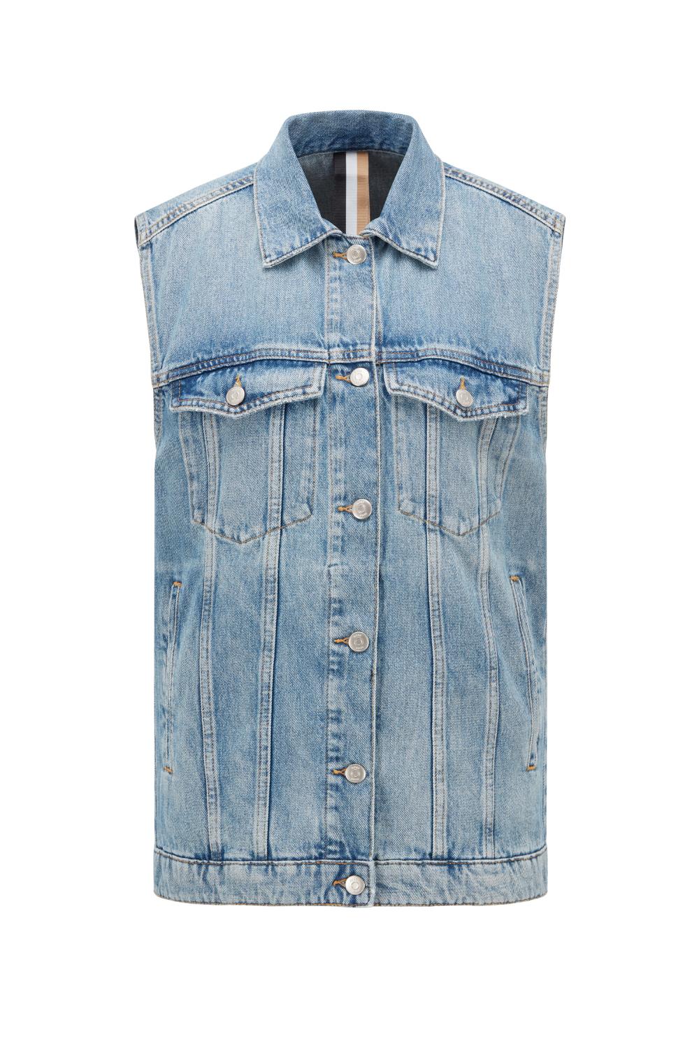 jakna W DENIM VEST_PD 50474191