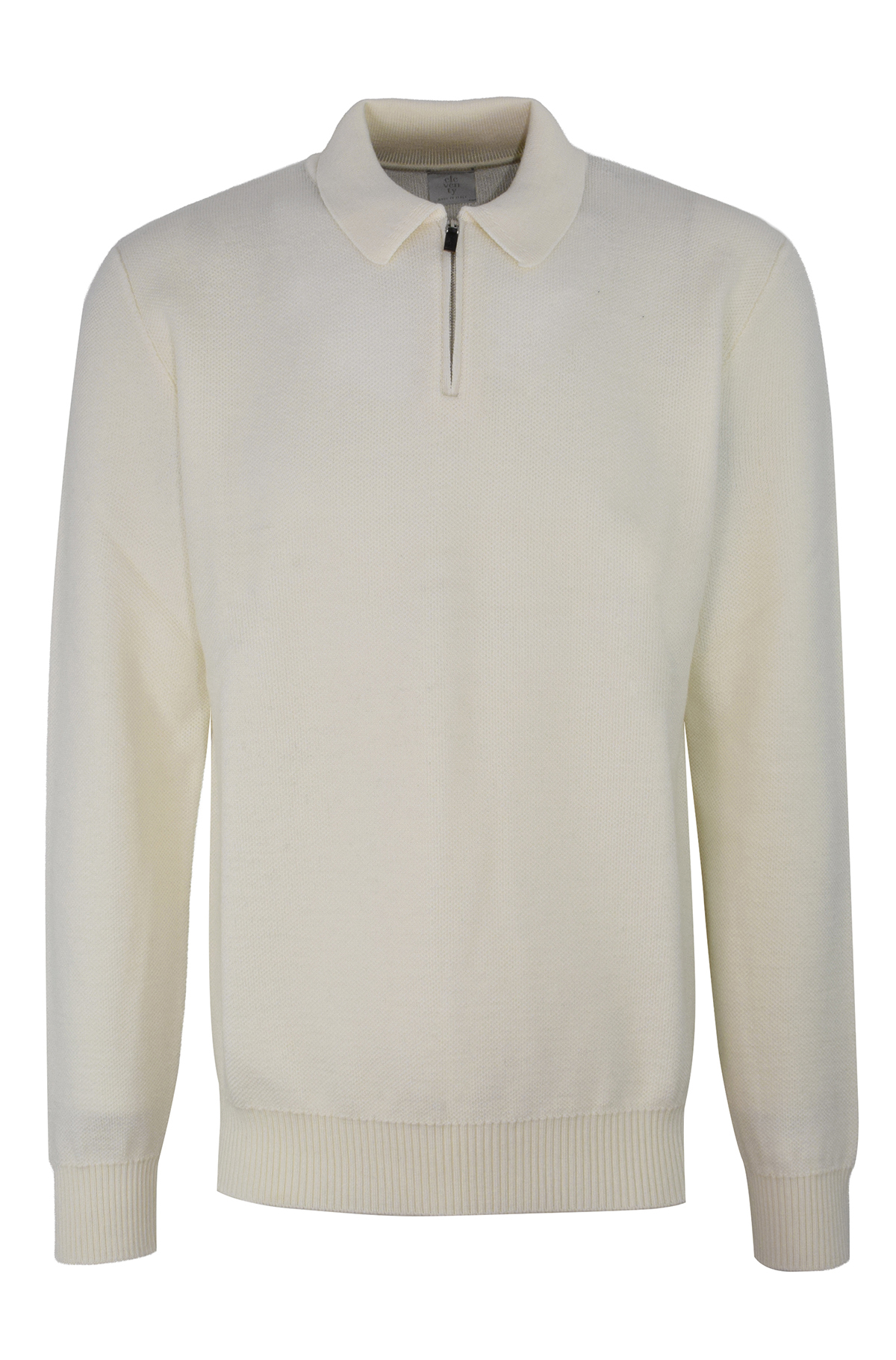 Muški džemper sa kratkim zipom L76POLL08