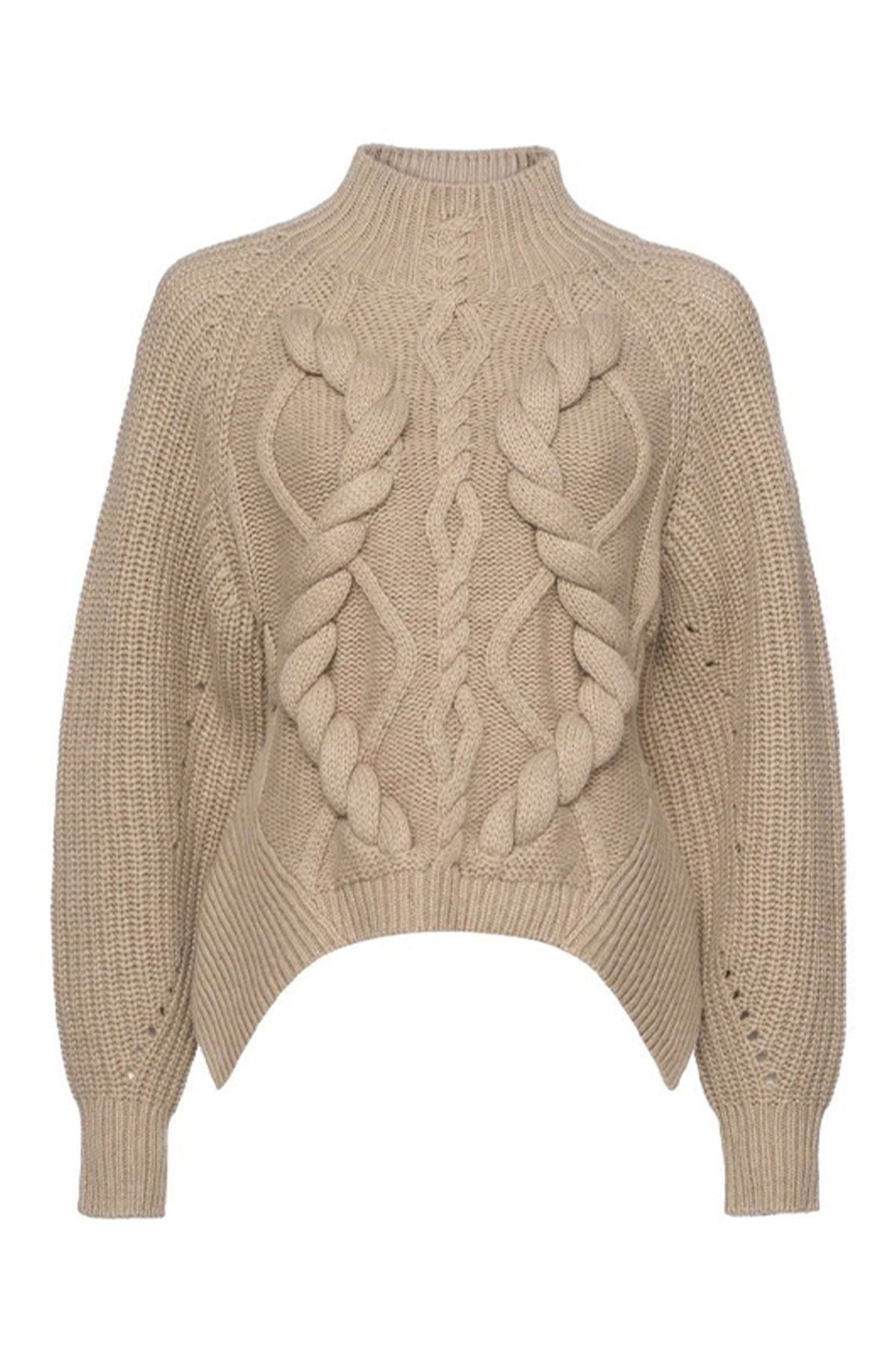 Braon ženski džemper 50550763