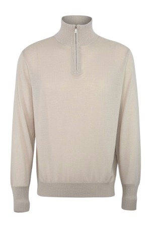 Muški džemper sa kratkim zipom L76MAGL13