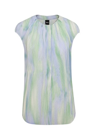 Plavo-zelena ženska bluza 50513665