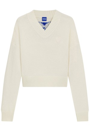 Ženski džemper sa V izrezom 50543059