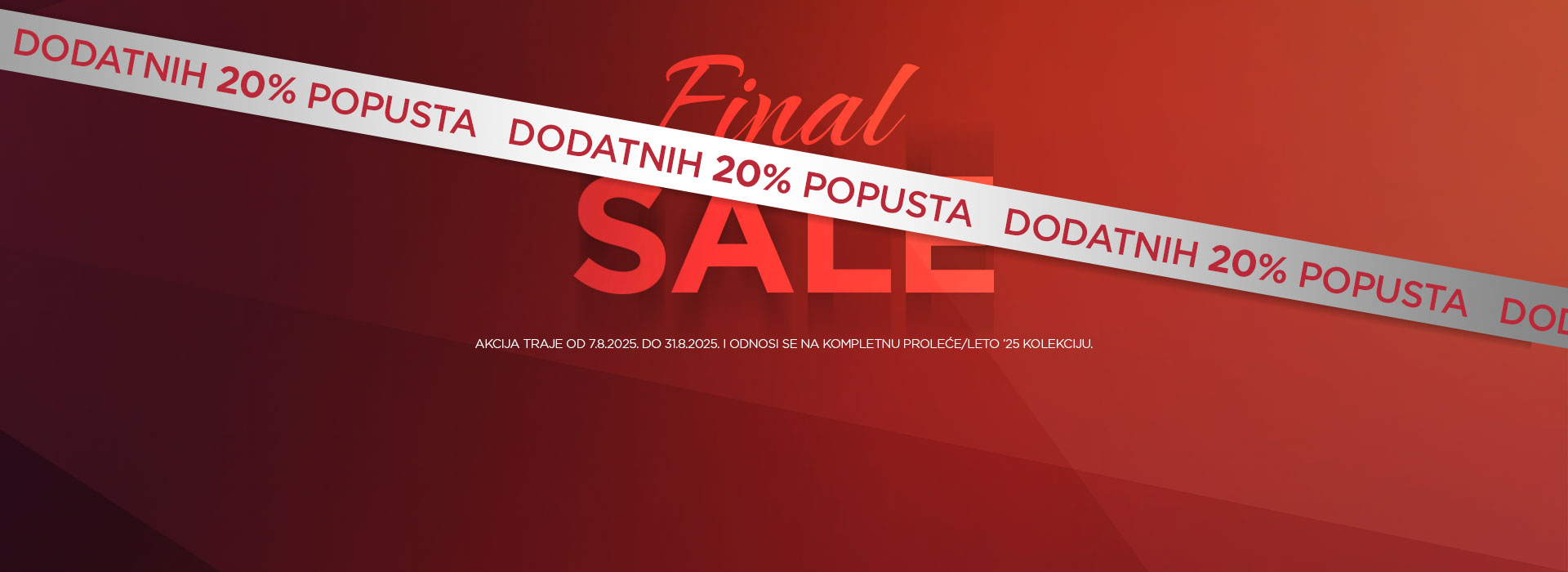 Dodatnih 20% na snižene cene u Movem Fashion radnjama, kao i na online shop-u!