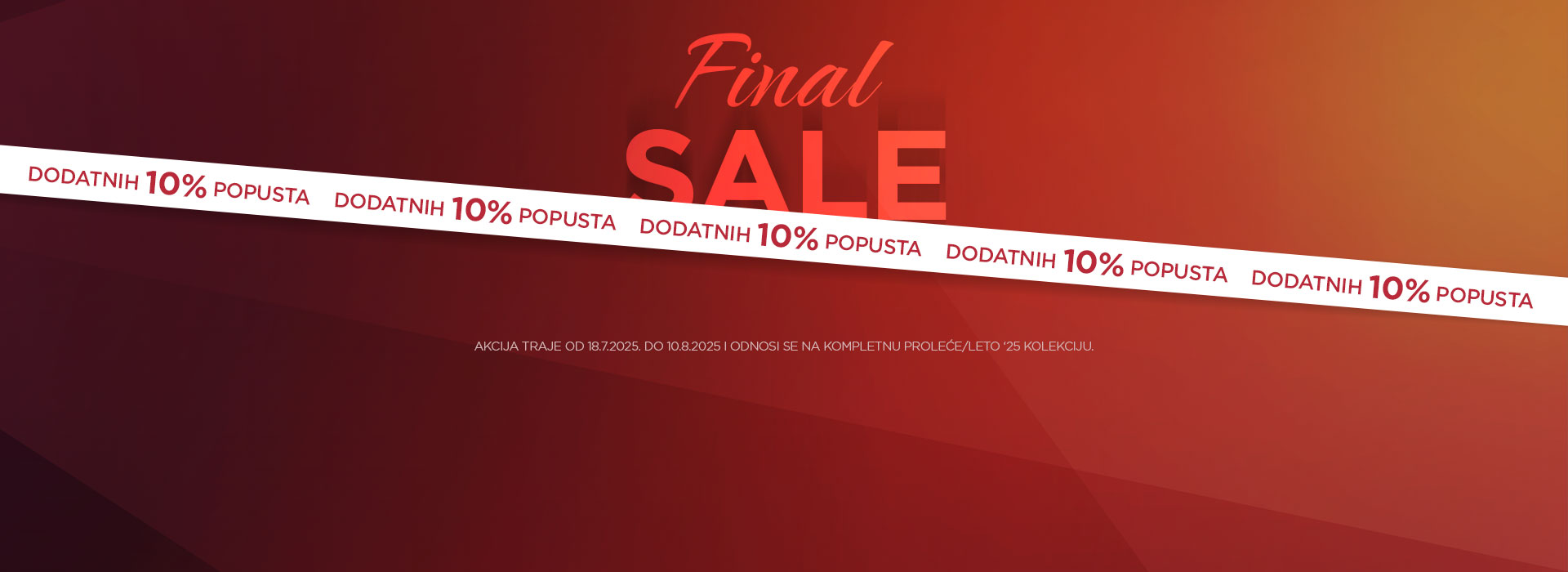 Dodatnih 10% na snižene cene u Movem Fashion radnjama, kao i na online shop-u!