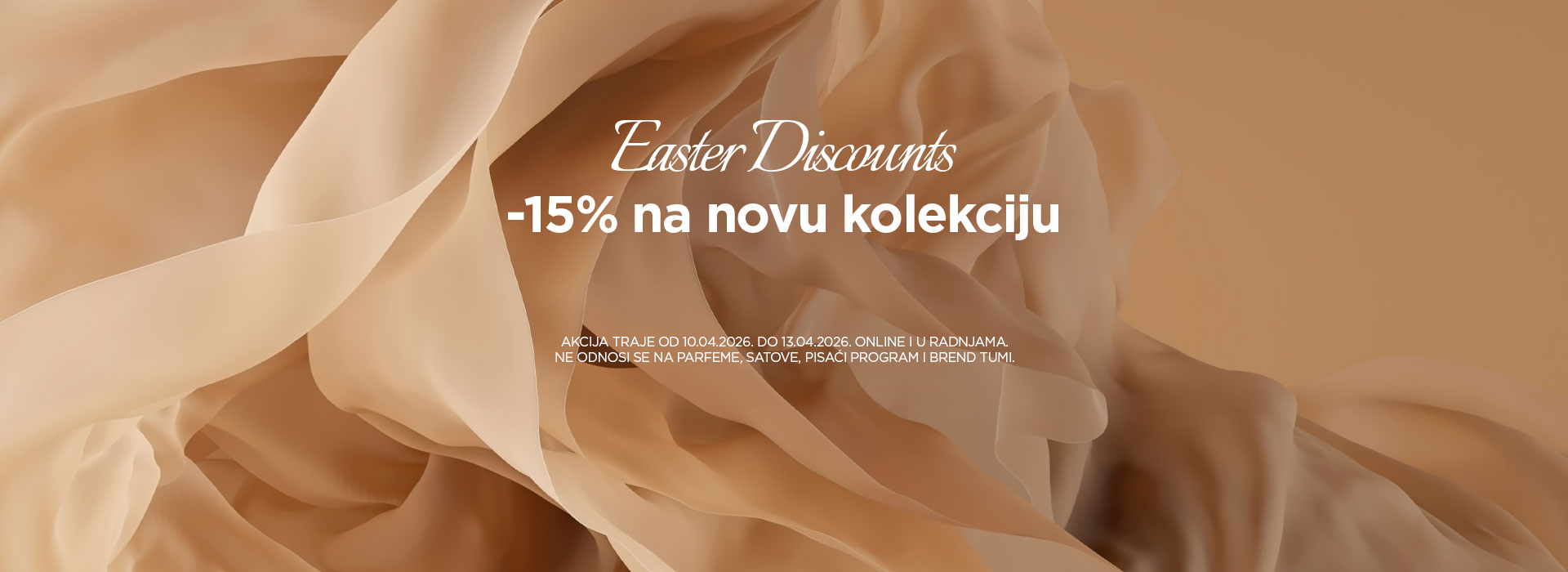 Iskoristite 15% popusta na novu kolekciju!